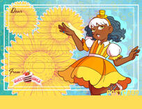 Ari Sunflower Postcard