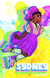 Sydney Skating Illustration